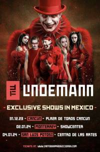 Three exclusive concerts in Mexico